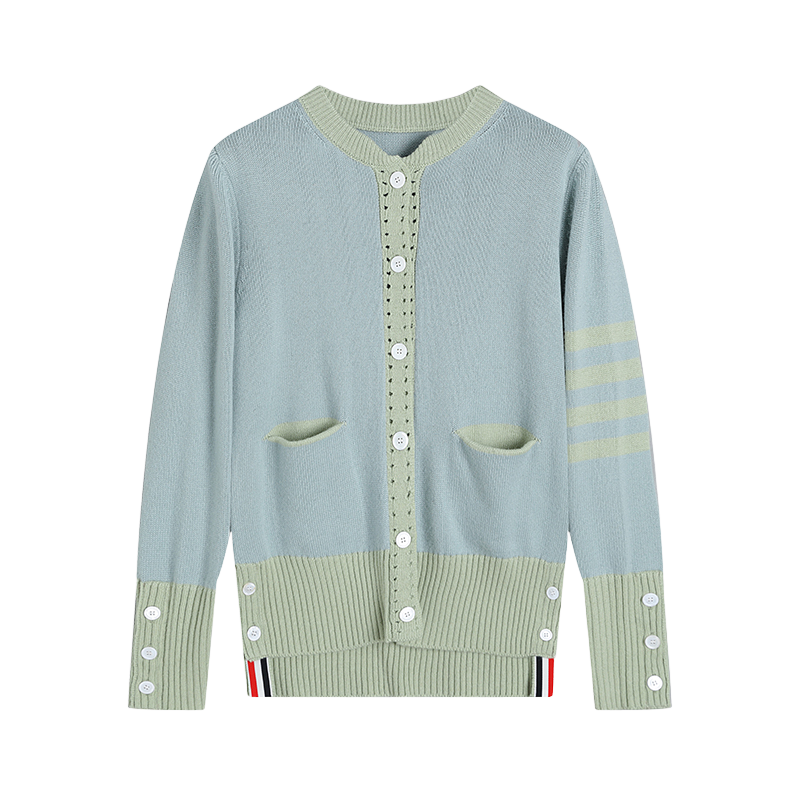 2025S Womens perforated jacket with placket  TREND