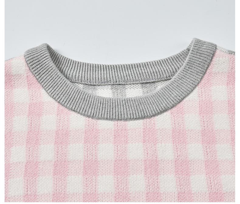 2025SS  Colorblock plaid vest  TREND