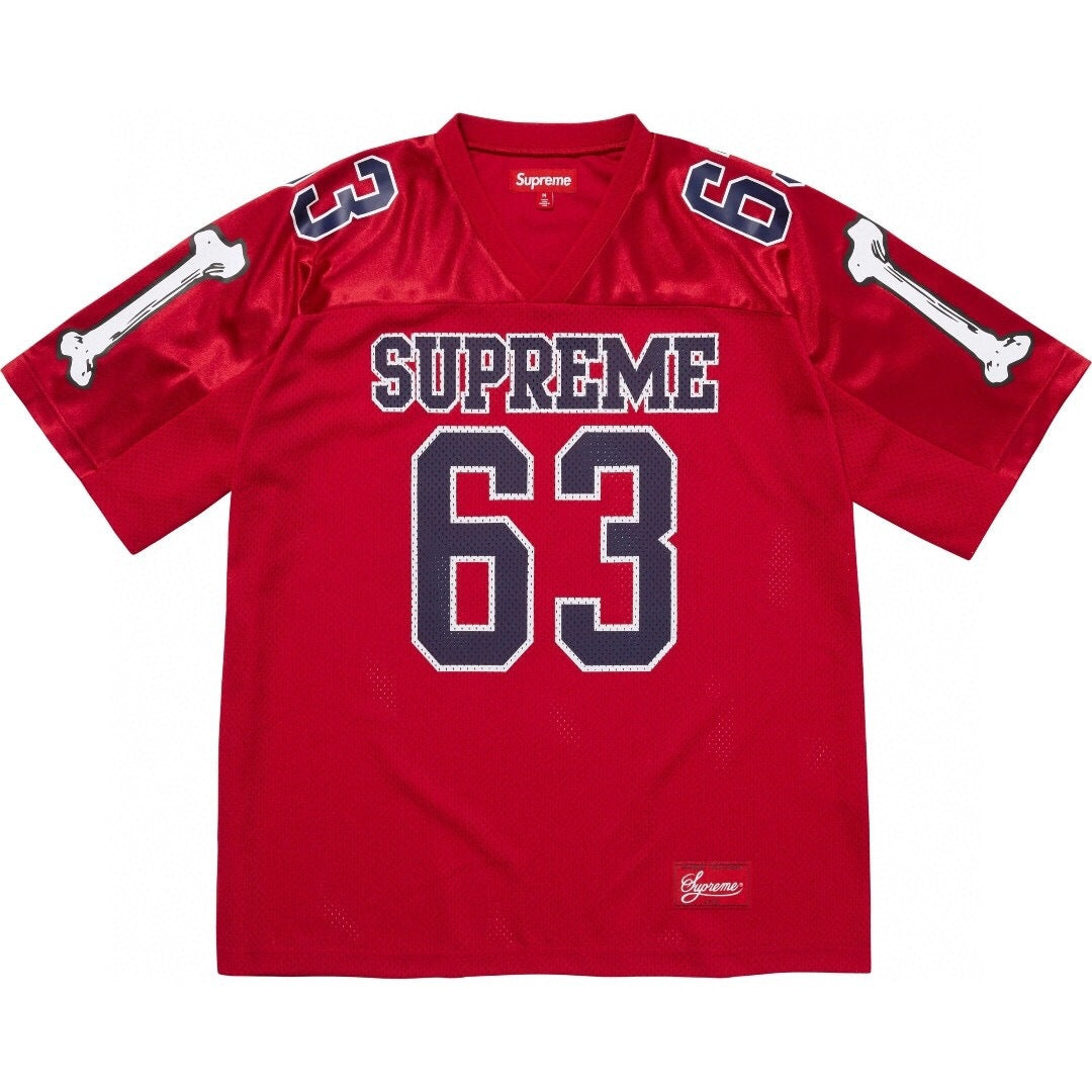 Bones Logo Patch Mesh Football Jersey