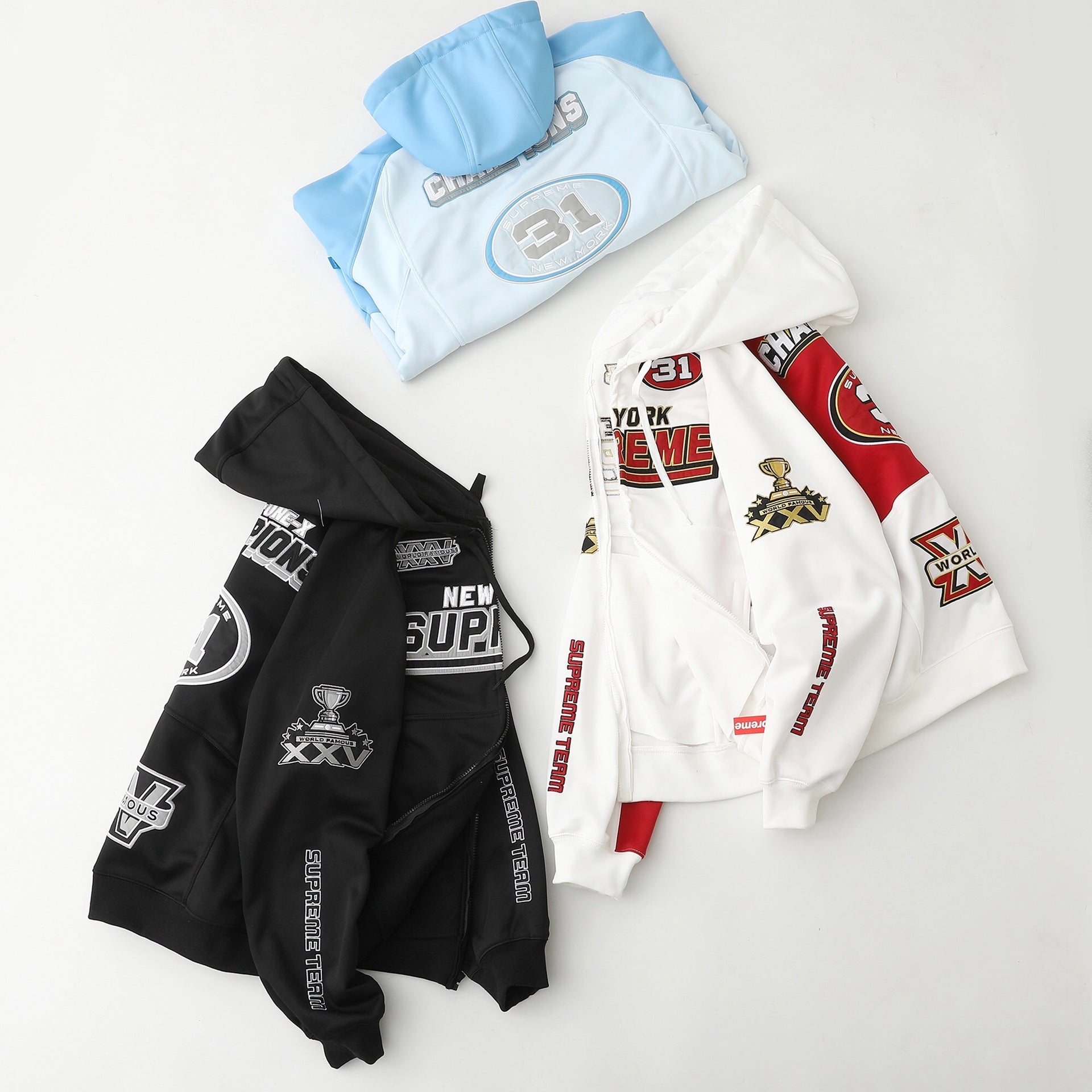 Twill Appliqué Embroidered Hoodie