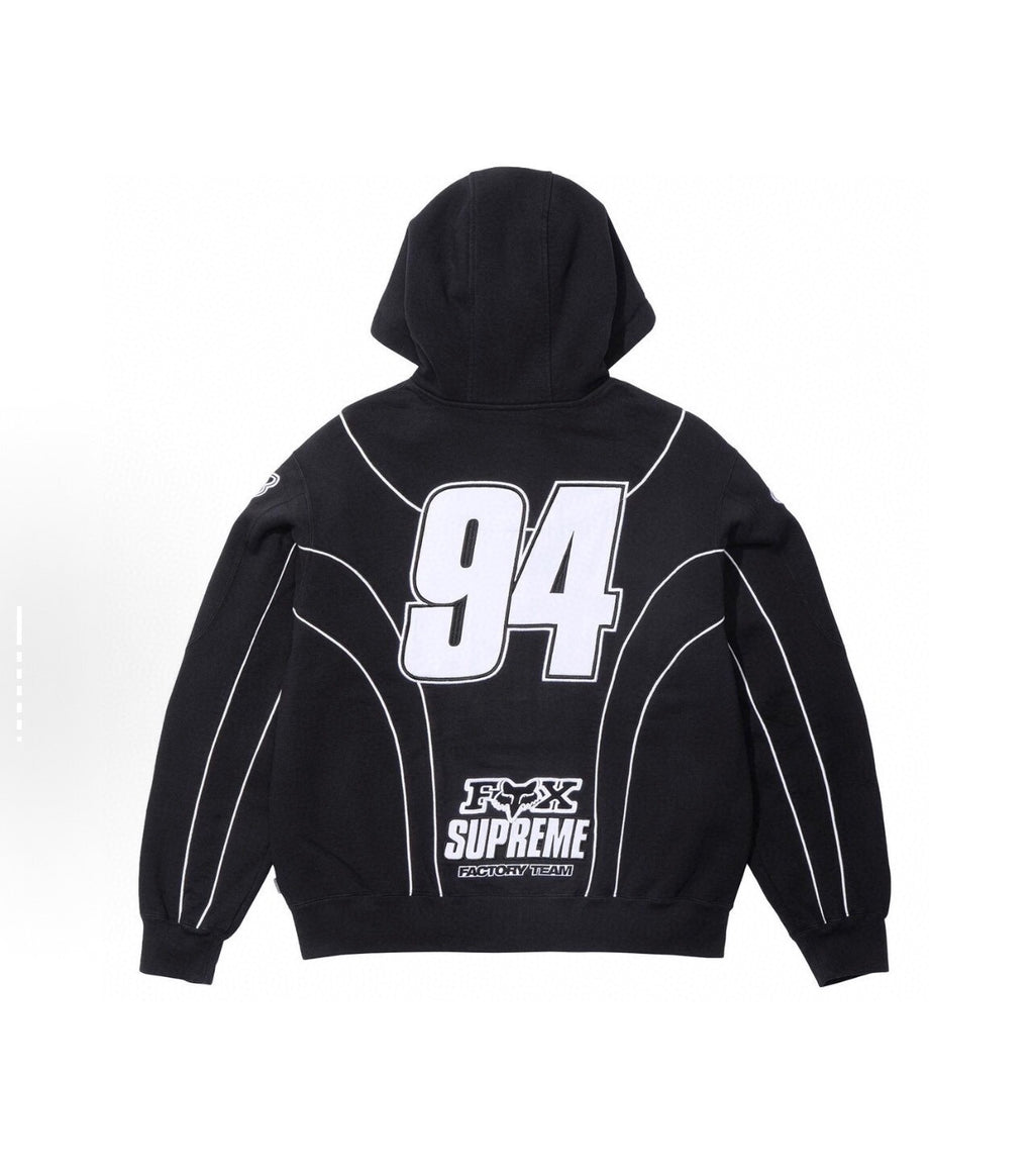 Graphic Print Zip-Up Hoodie