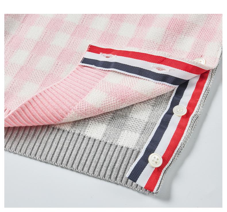 2025SS  Colorblock plaid vest  TREND