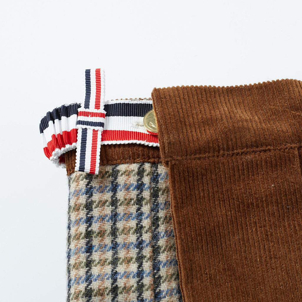 2025SS Contrast color plaid skirt  TREND