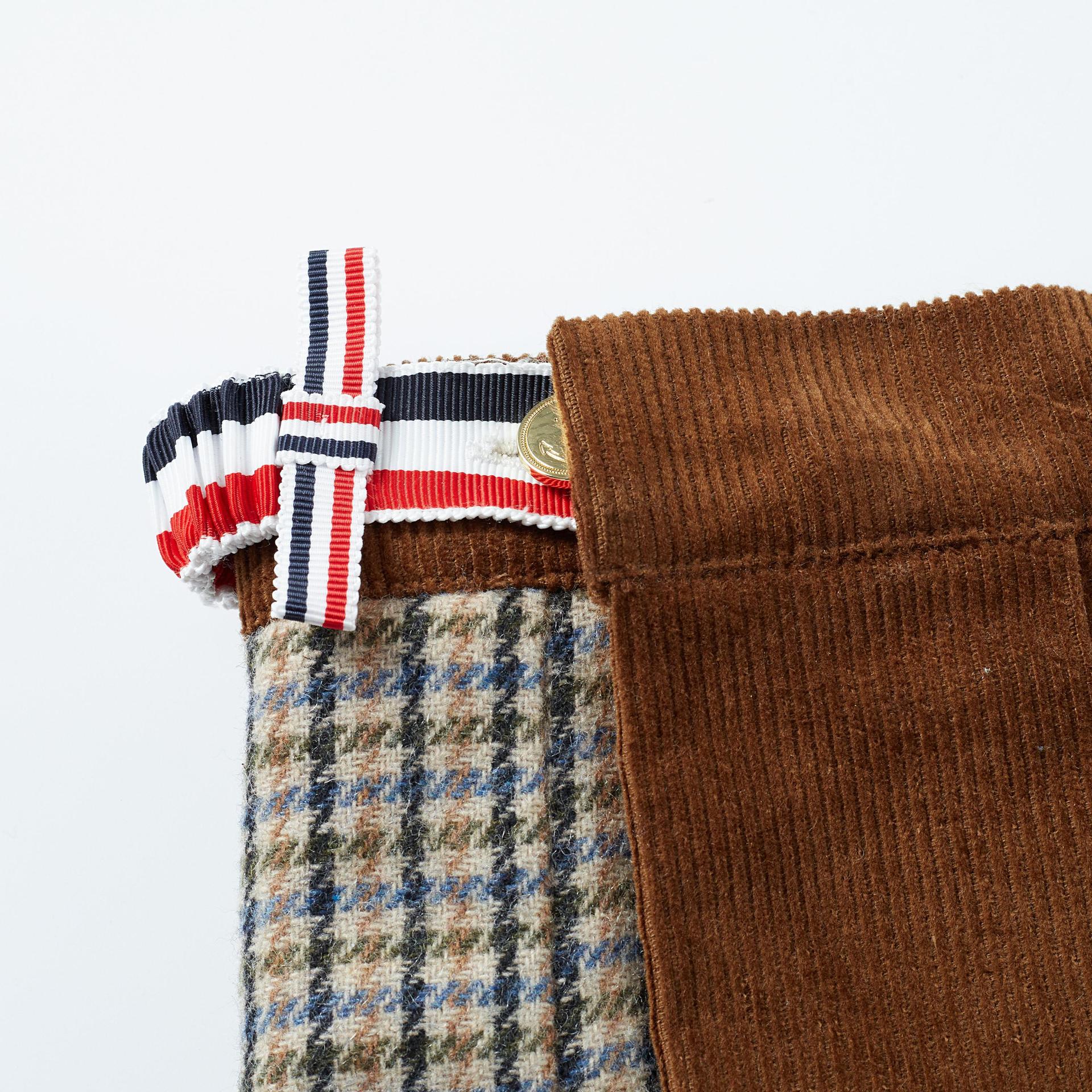 2025SS Contrast color plaid skirt  TREND