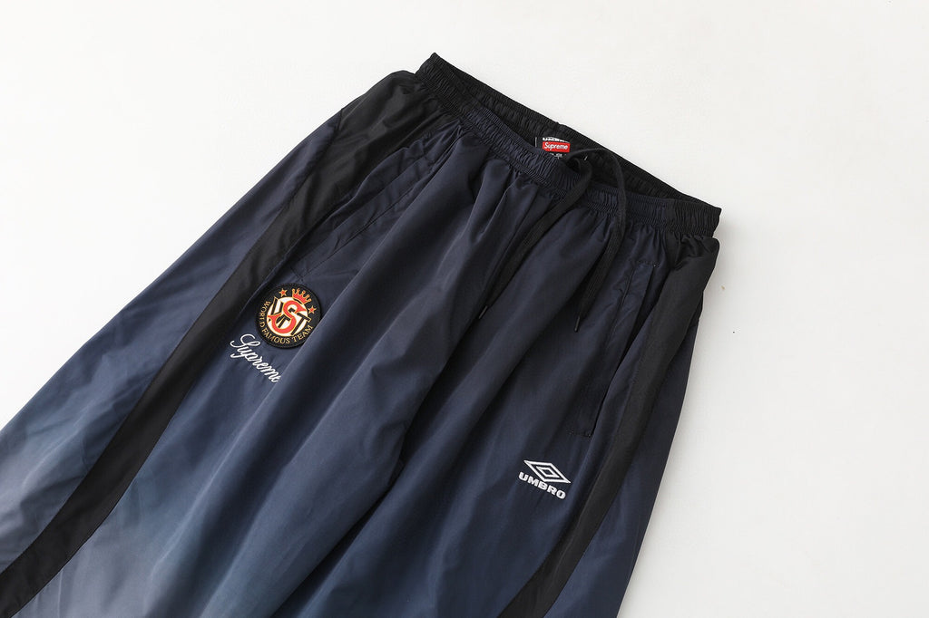 Gradient Embroidered Logo Zip Track Pants