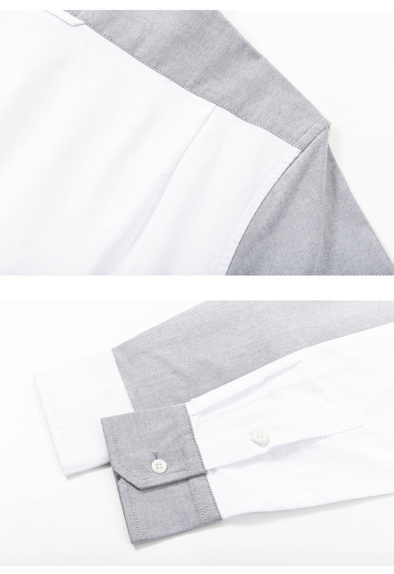 Puppy Print Back Slit Long Sleeve Shirt????¨¤?¨¤??¨º?  TREND