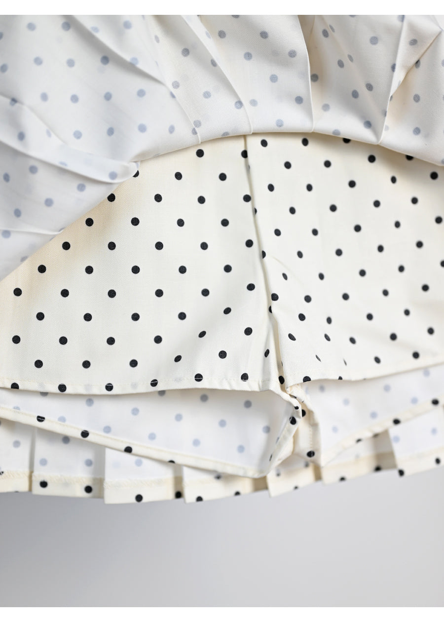 Polka dot high-waisted skirt  TREND