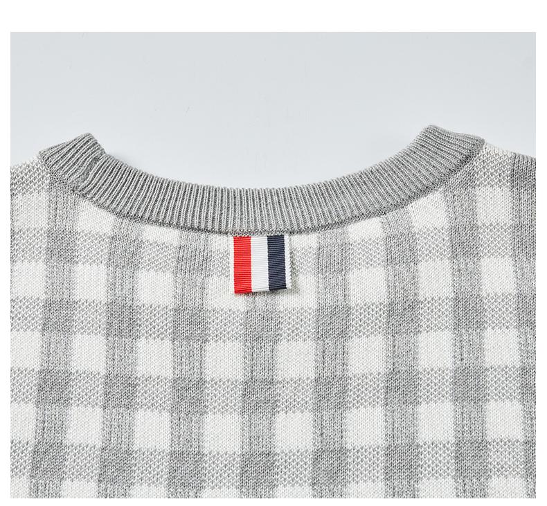 2025SS  Colorblock plaid vest  TREND