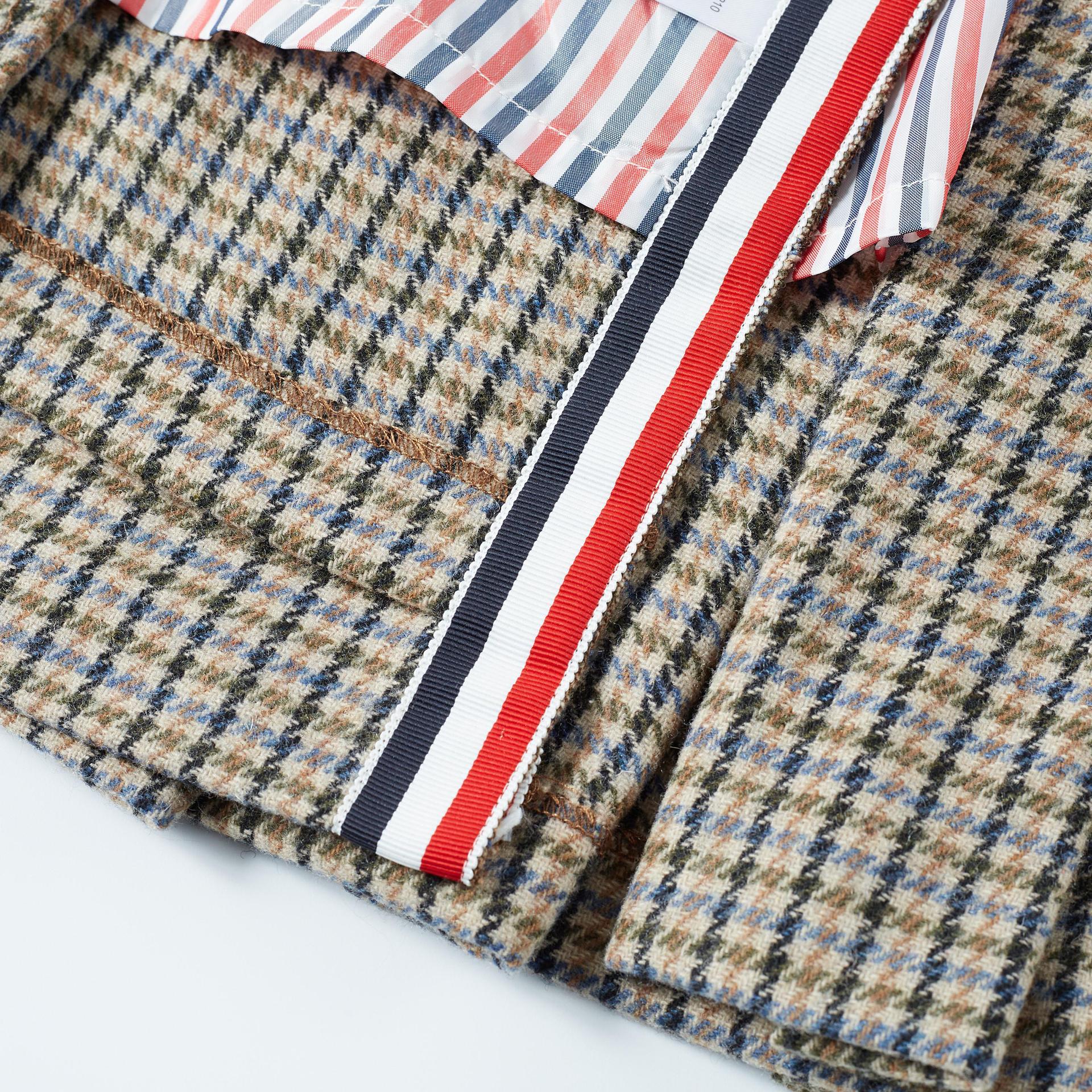 2025SS Contrast color plaid skirt  TREND