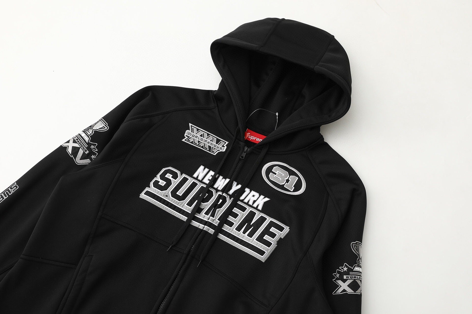 Twill Appliqué Embroidered Hoodie