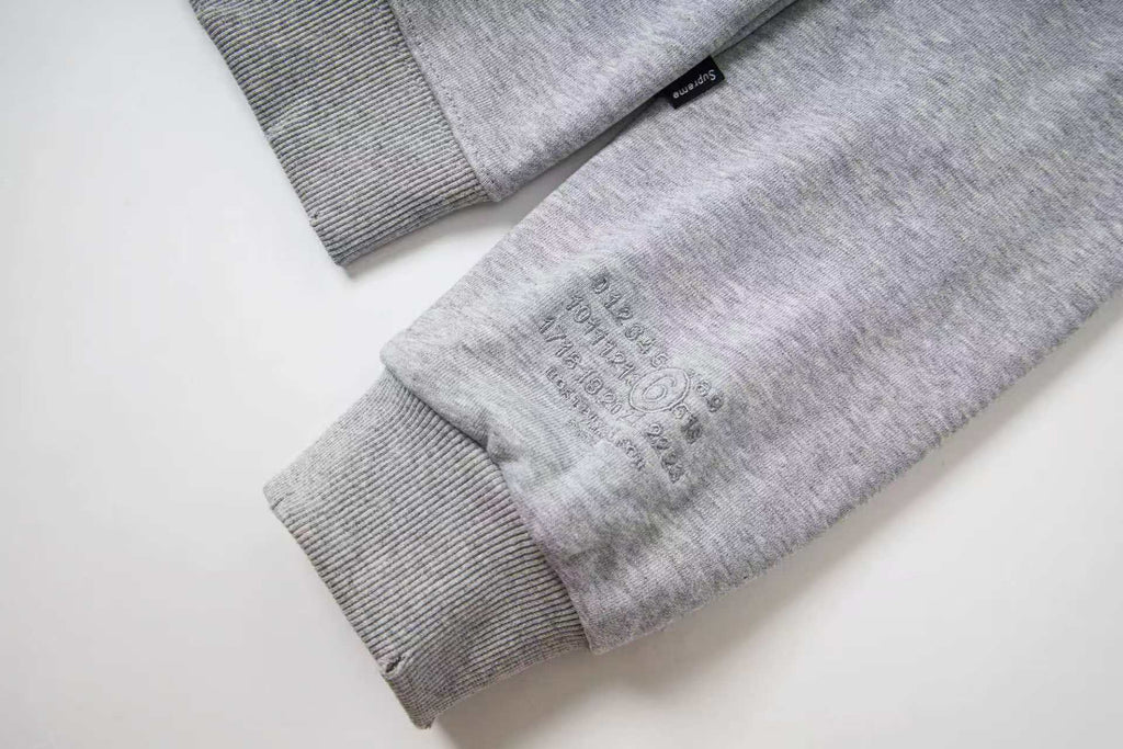 Letter Print Zip-Up Hoodie Jacket