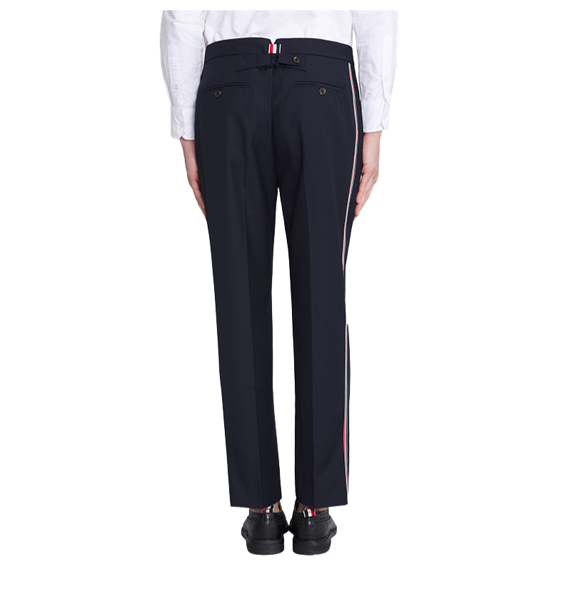 Single-side webbing suit pants  TREND