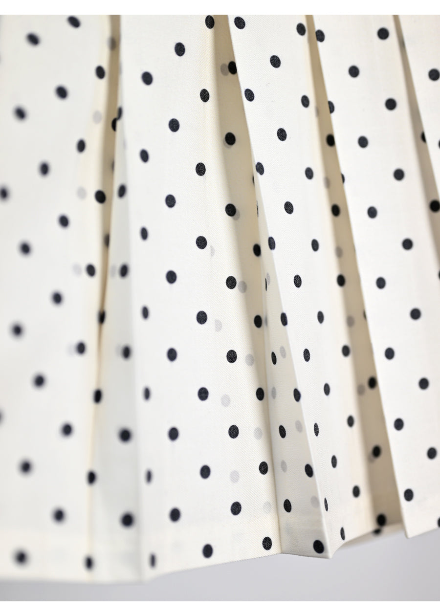 Polka dot high-waisted skirt  TREND