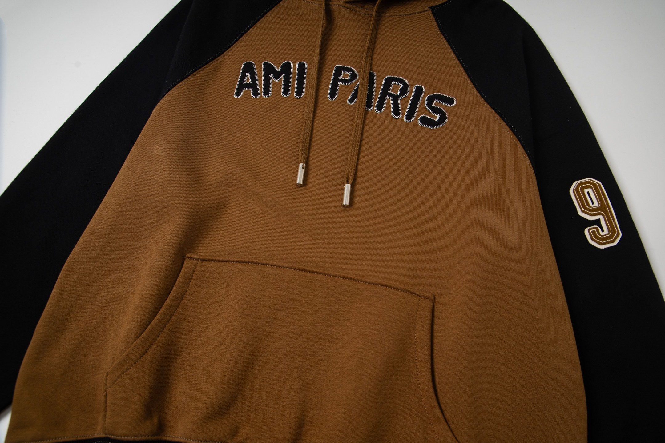 AMI Paris Unisex Color-Blocked Hoodie