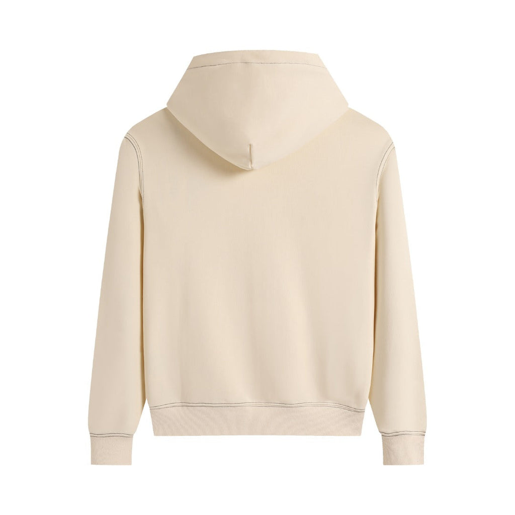 AMI Paris Unisex Hoodie | Grey & Apricot