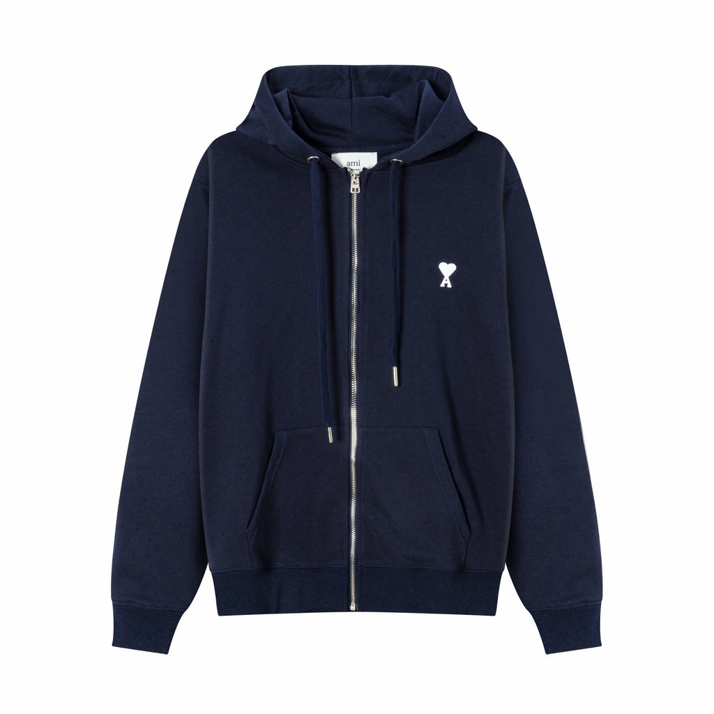 AMI PARIS  Hooded Cardigan