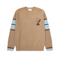 AMI PARIS Relaxed V-Neck Knit Sweater