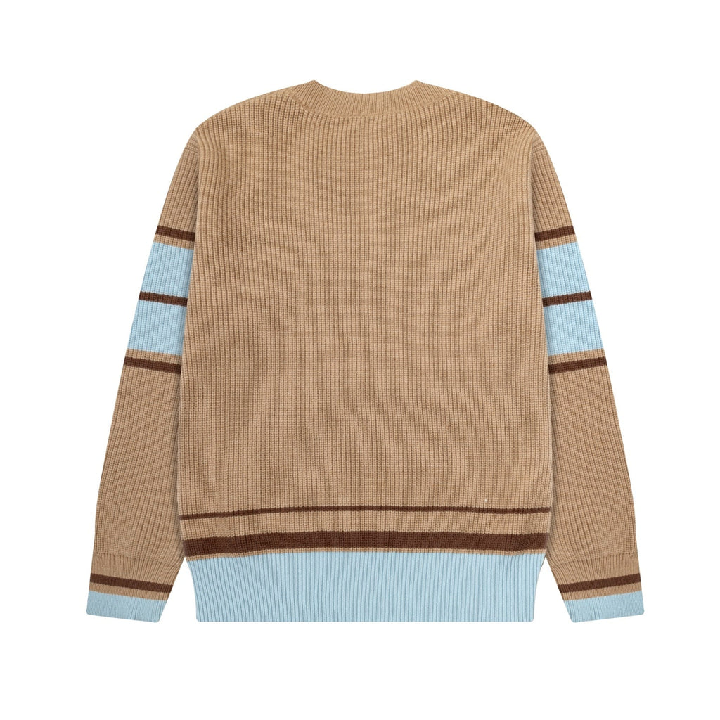 AMI PARIS Relaxed V-Neck Knit Sweater