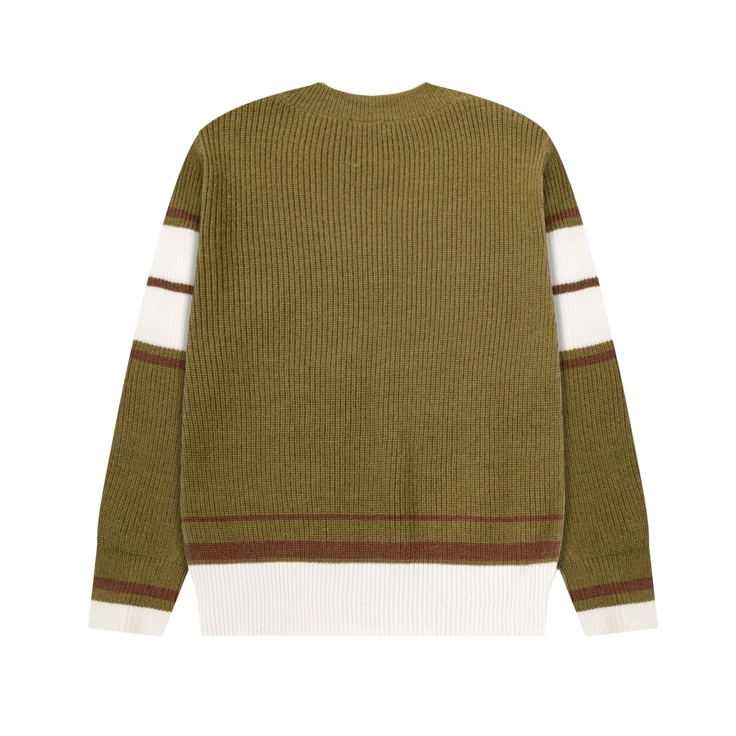 AMI PARIS Relaxed V-Neck Knit Sweater