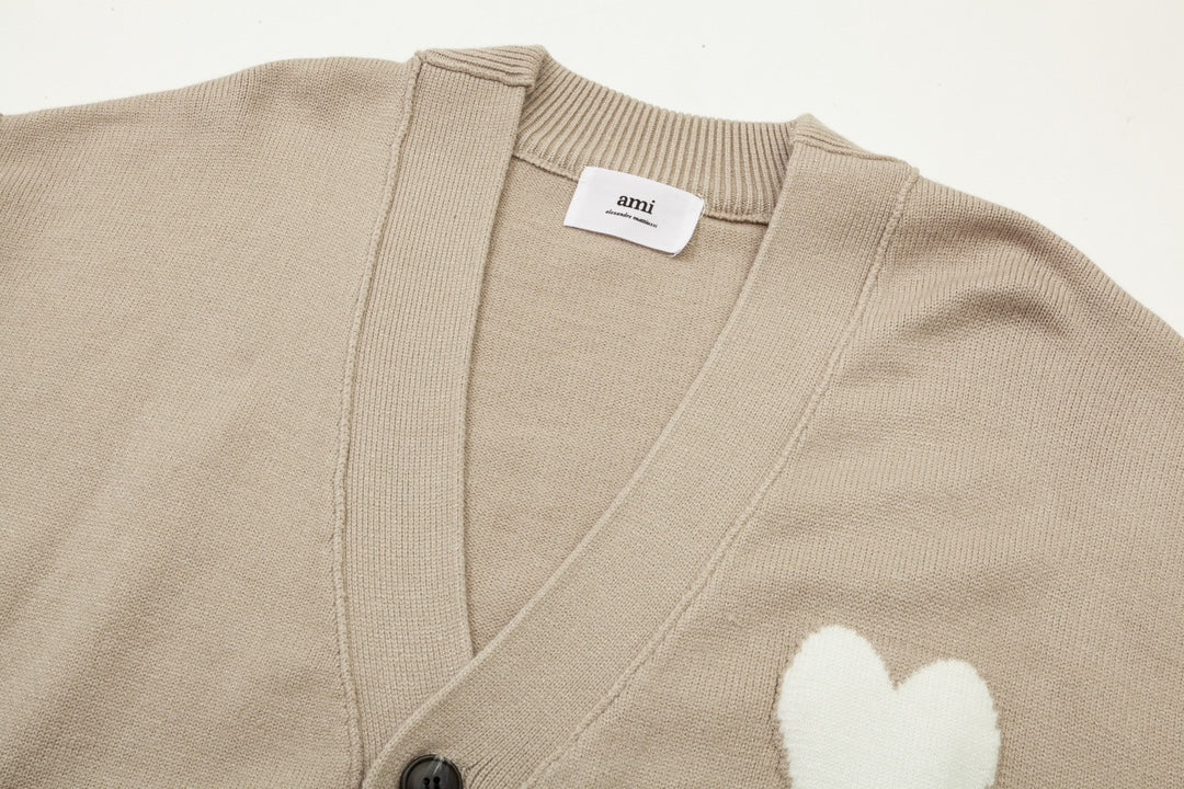 AMI Paris Unisex Relaxed Sweater