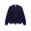 Striped V-Neck Knit Cardigan ¨C Unisex