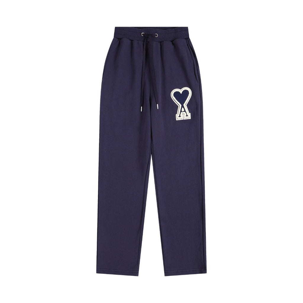 AMI PARIS A-Logo Straight Leg Sweatpants
