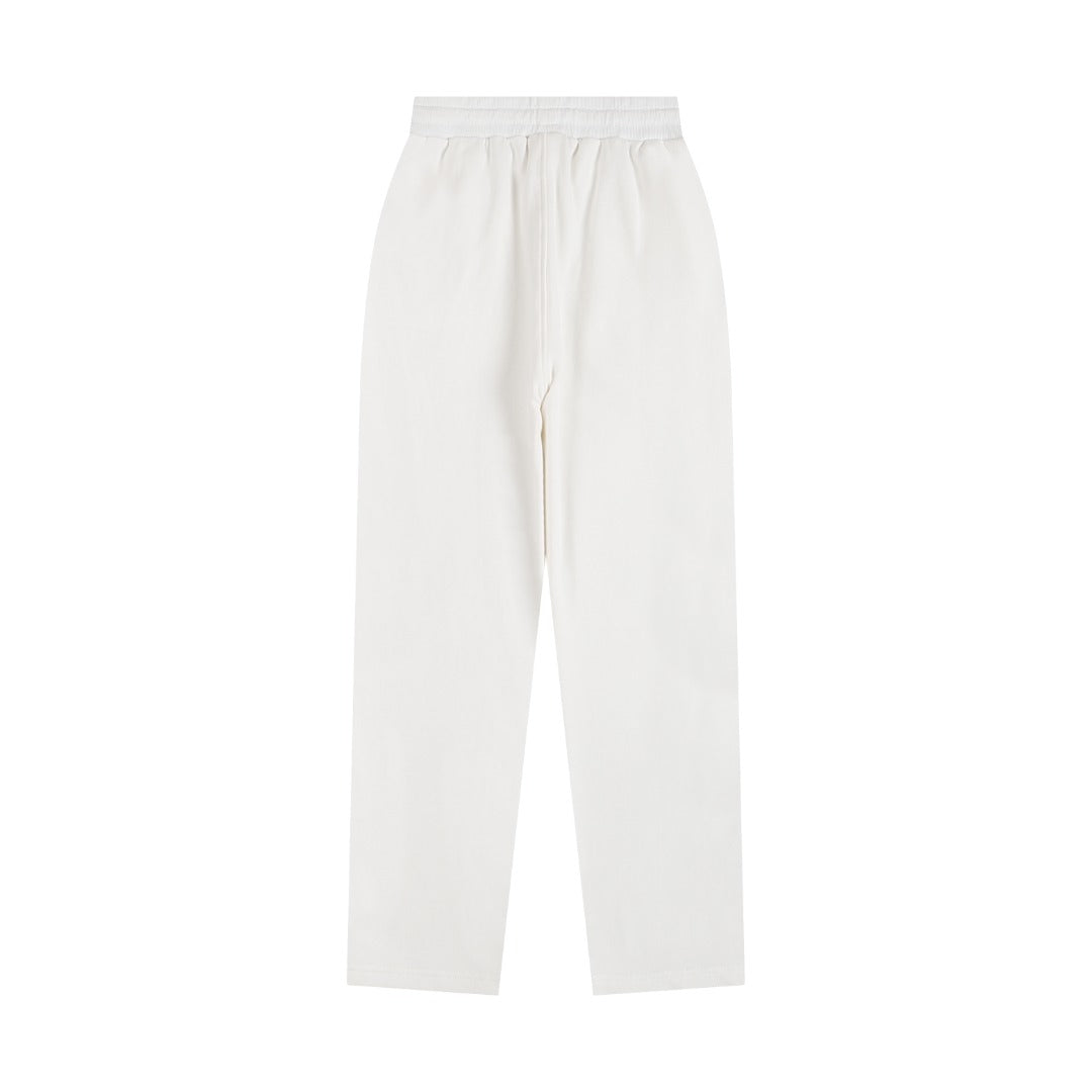 AMI PARIS A-Logo Straight Leg Sweatpants