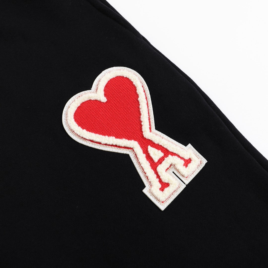 AMI PARIS A-Logo Straight Leg Sweatpants