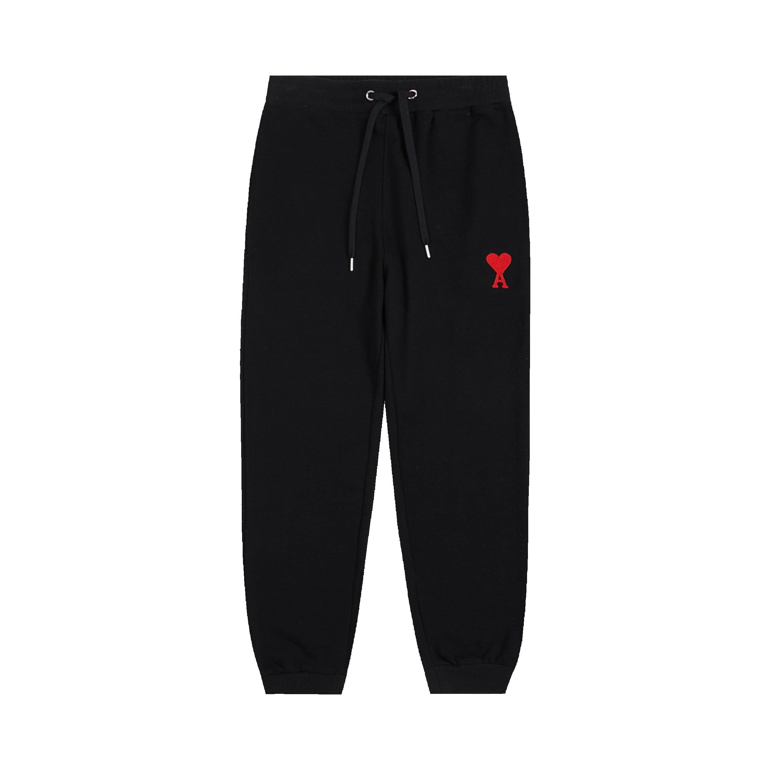 AMI Paris 2026 Unisex Straight-Leg Sweatpants