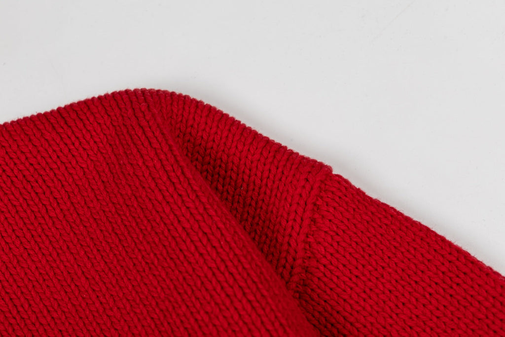 AMI PARIS Jacquard Heart Crewneck Sweater