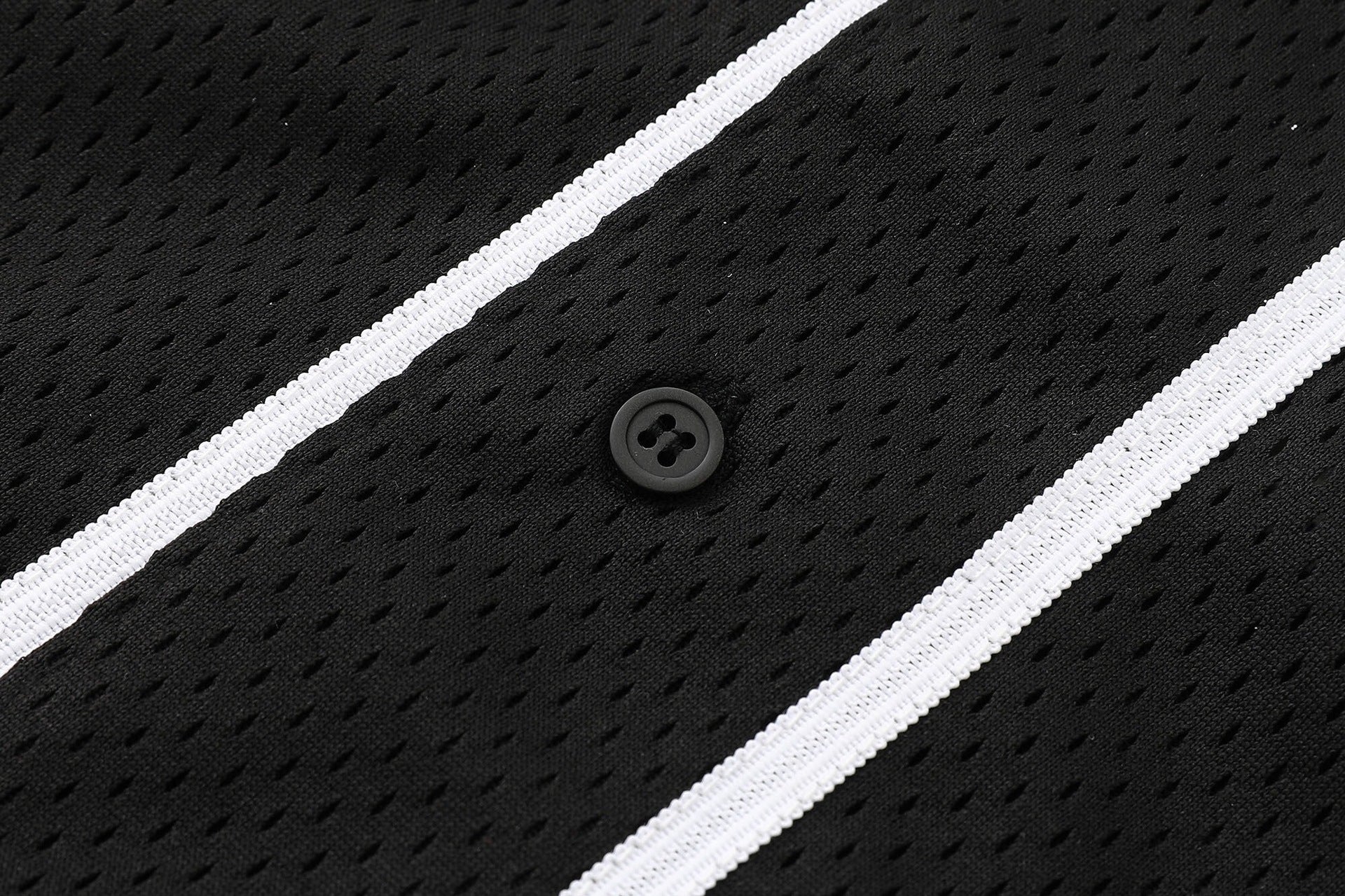 Gothic Sanskrit Twill Appliqué Mesh Baseball Jersey