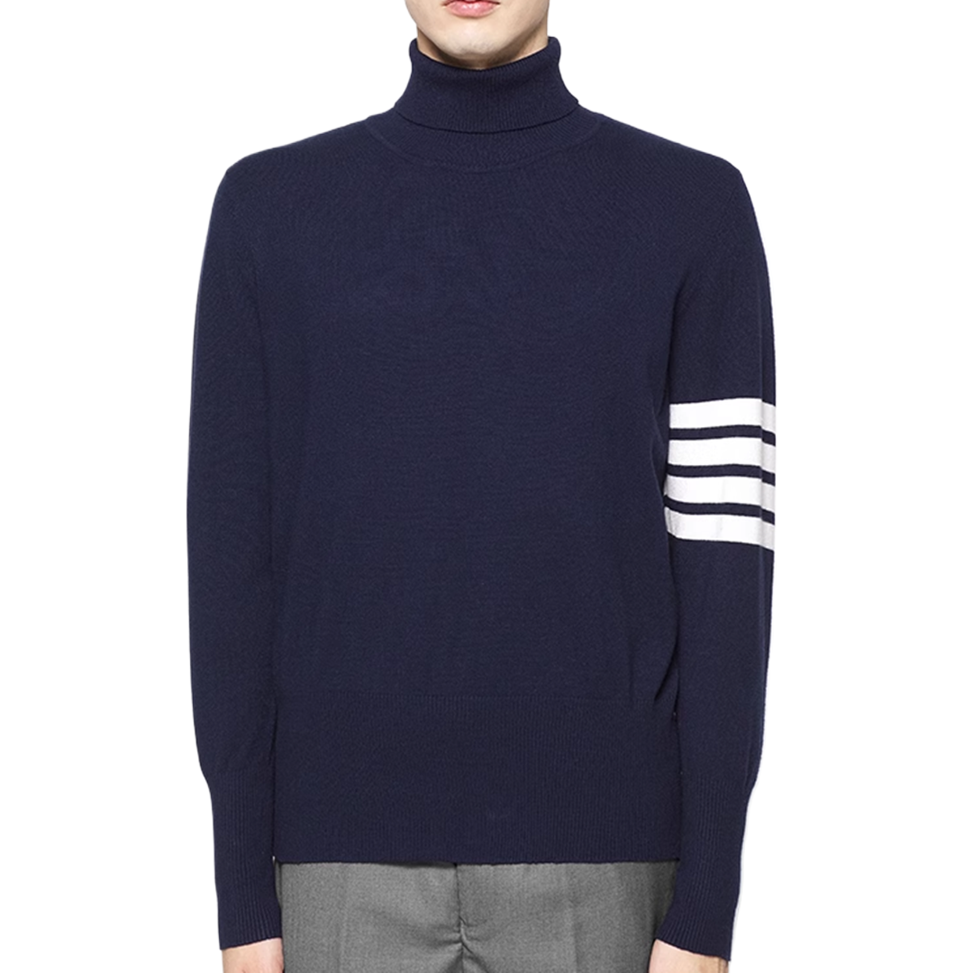 4 Bars Turtleneck Sweater  TREND