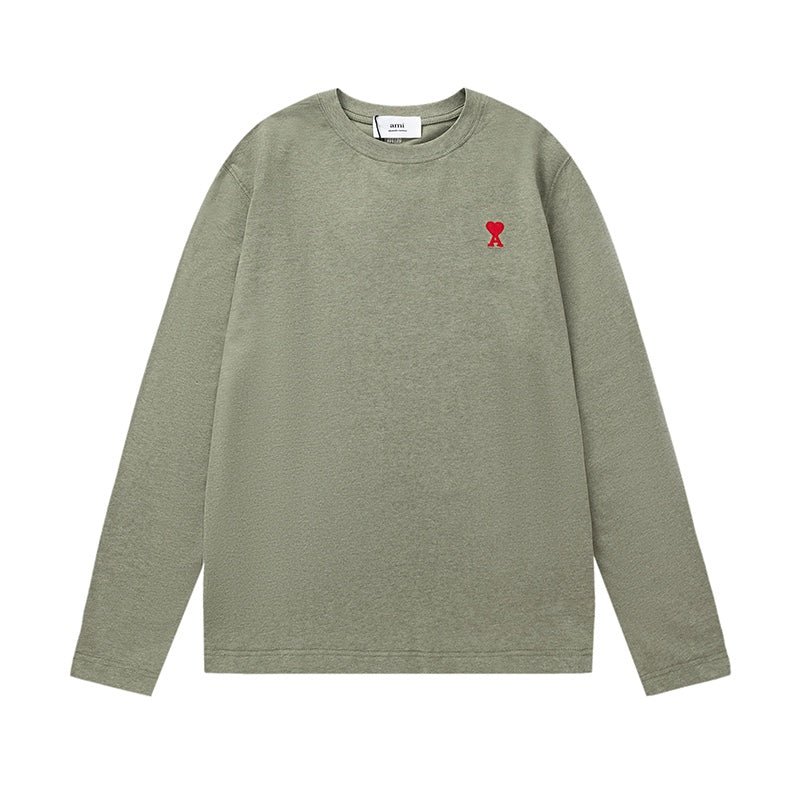 AMI PARIS Unisex Long-Sleeve T-Shirt