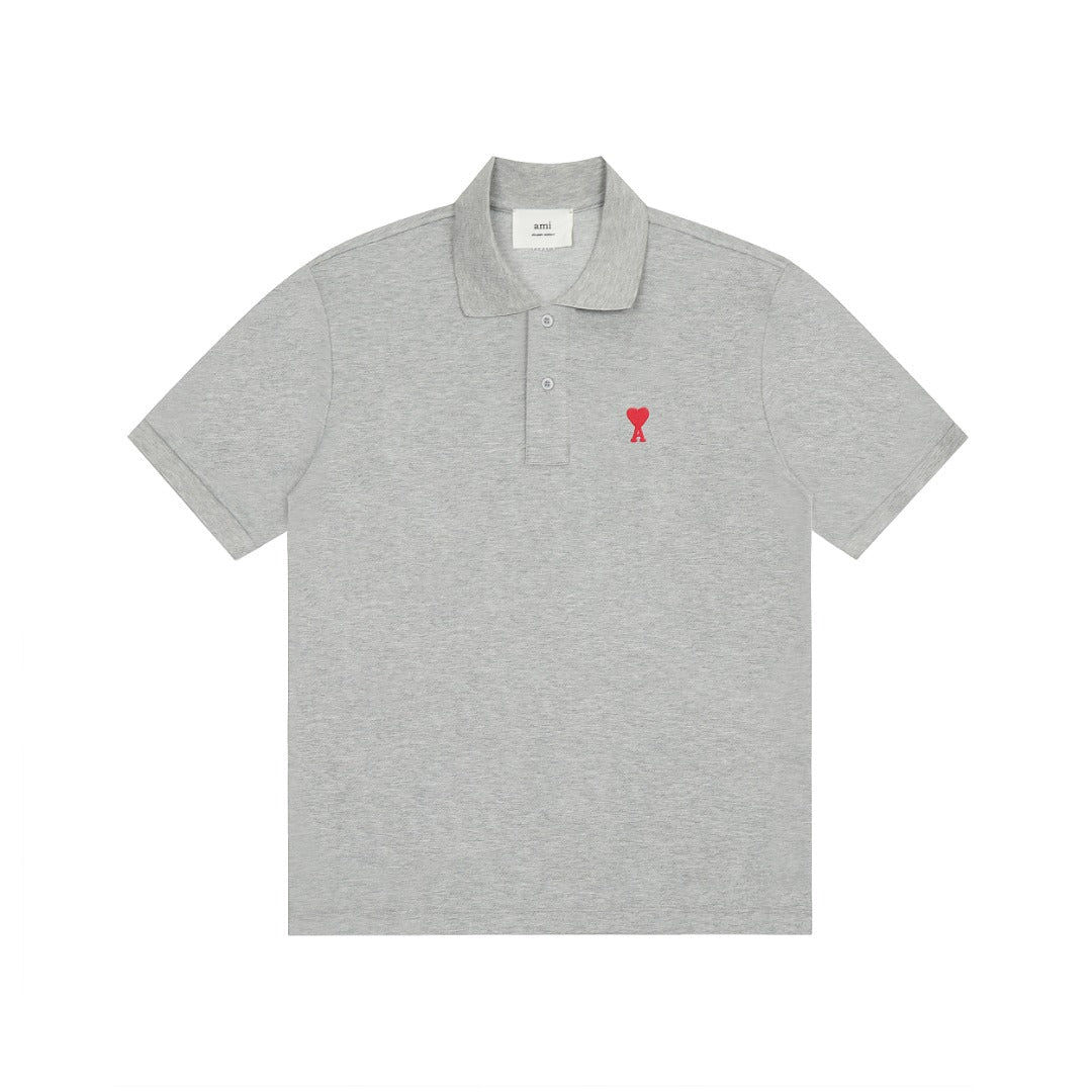 AMI PARIS Unisex Polo Shirt ¨C 8 Colors