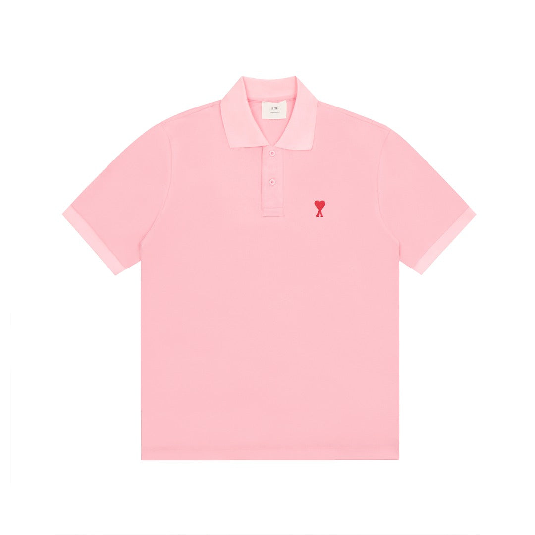 AMI PARIS Unisex Polo Shirt ¨C 8 Colors