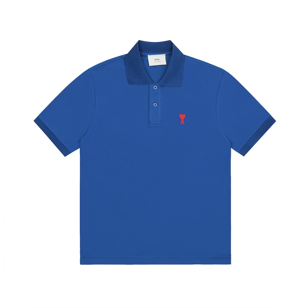 AMI PARIS Unisex Polo Shirt ¨C 8 Colors