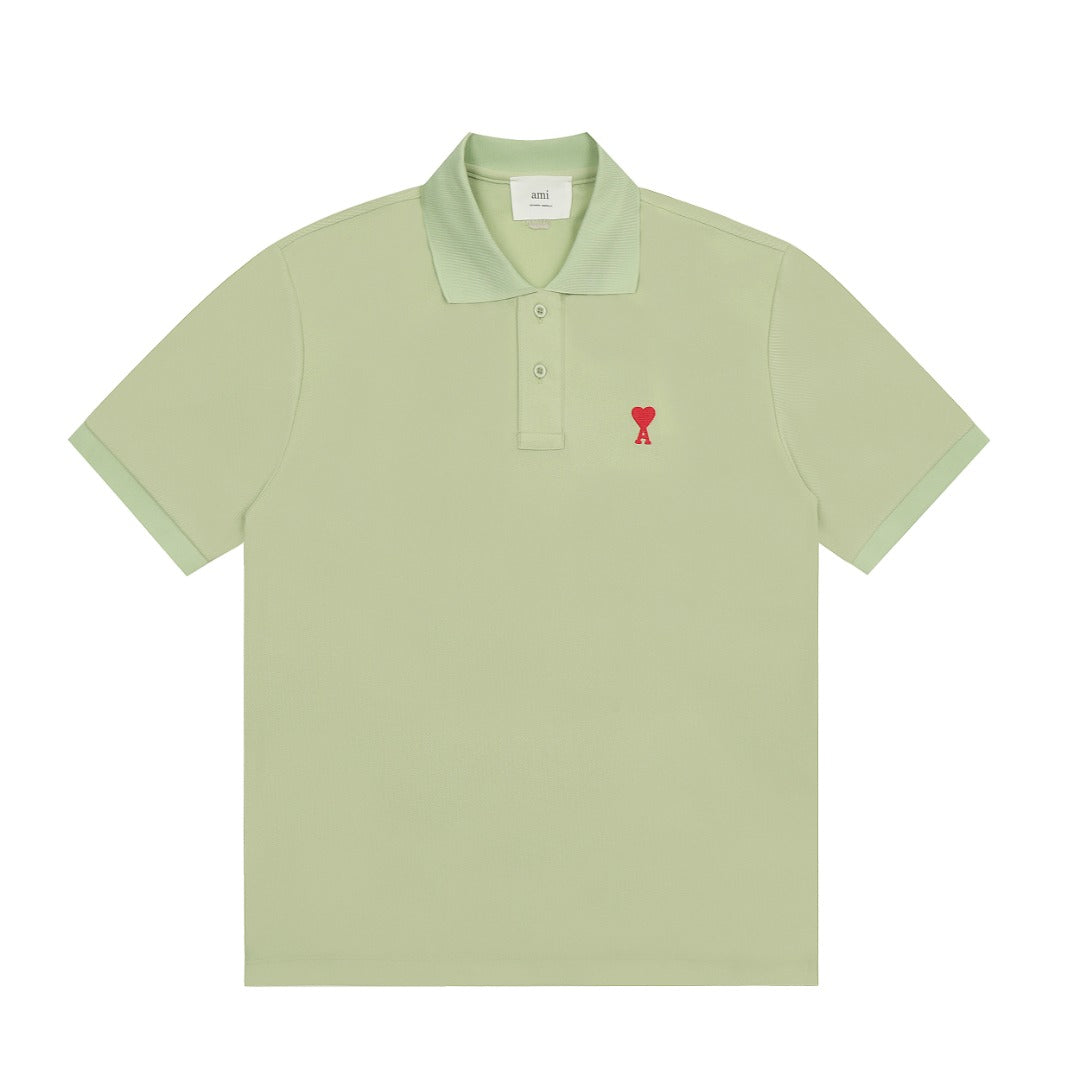 AMI PARIS Unisex Polo Shirt ¨C 8 Colors