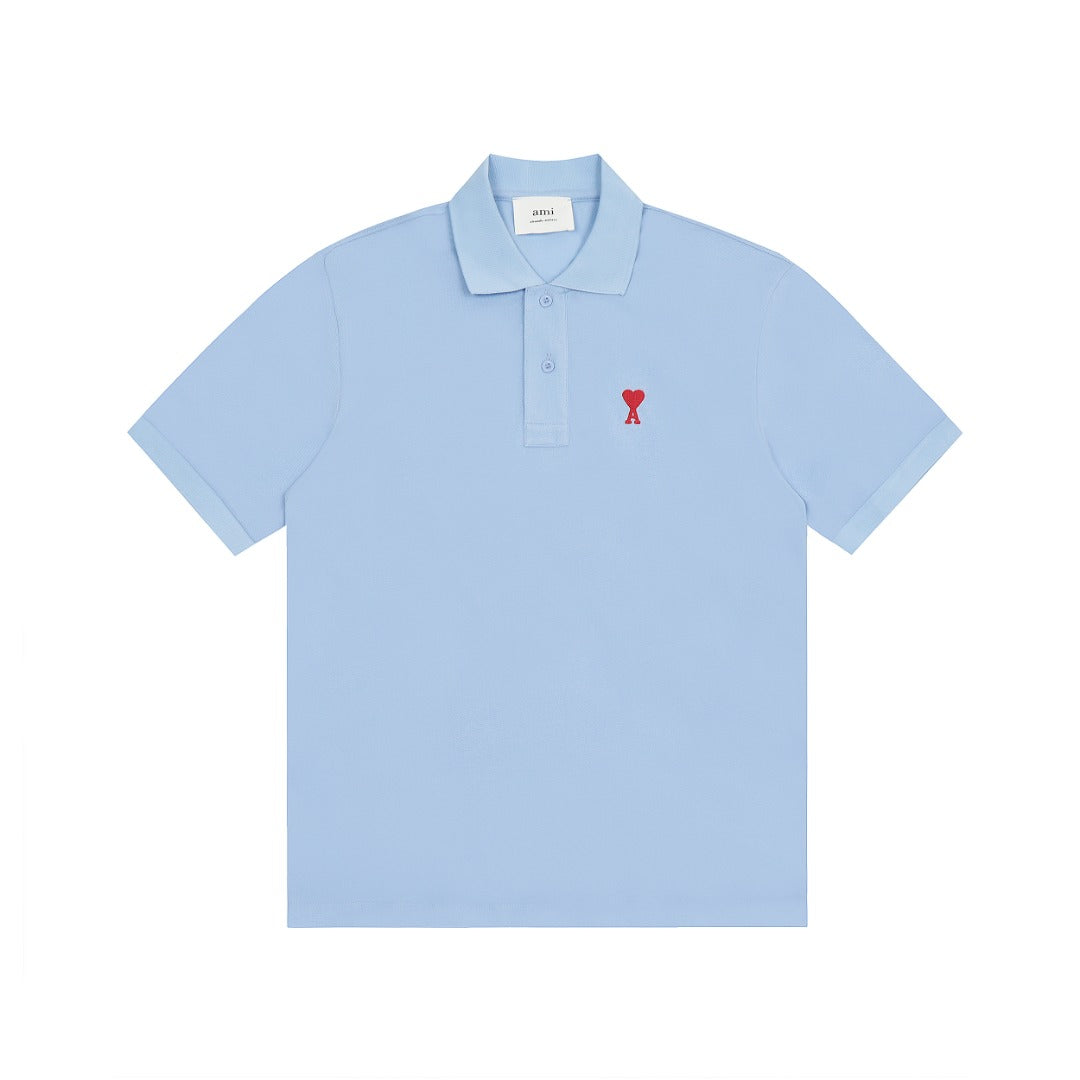 AMI PARIS Unisex Polo Shirt ¨C 8 Colors