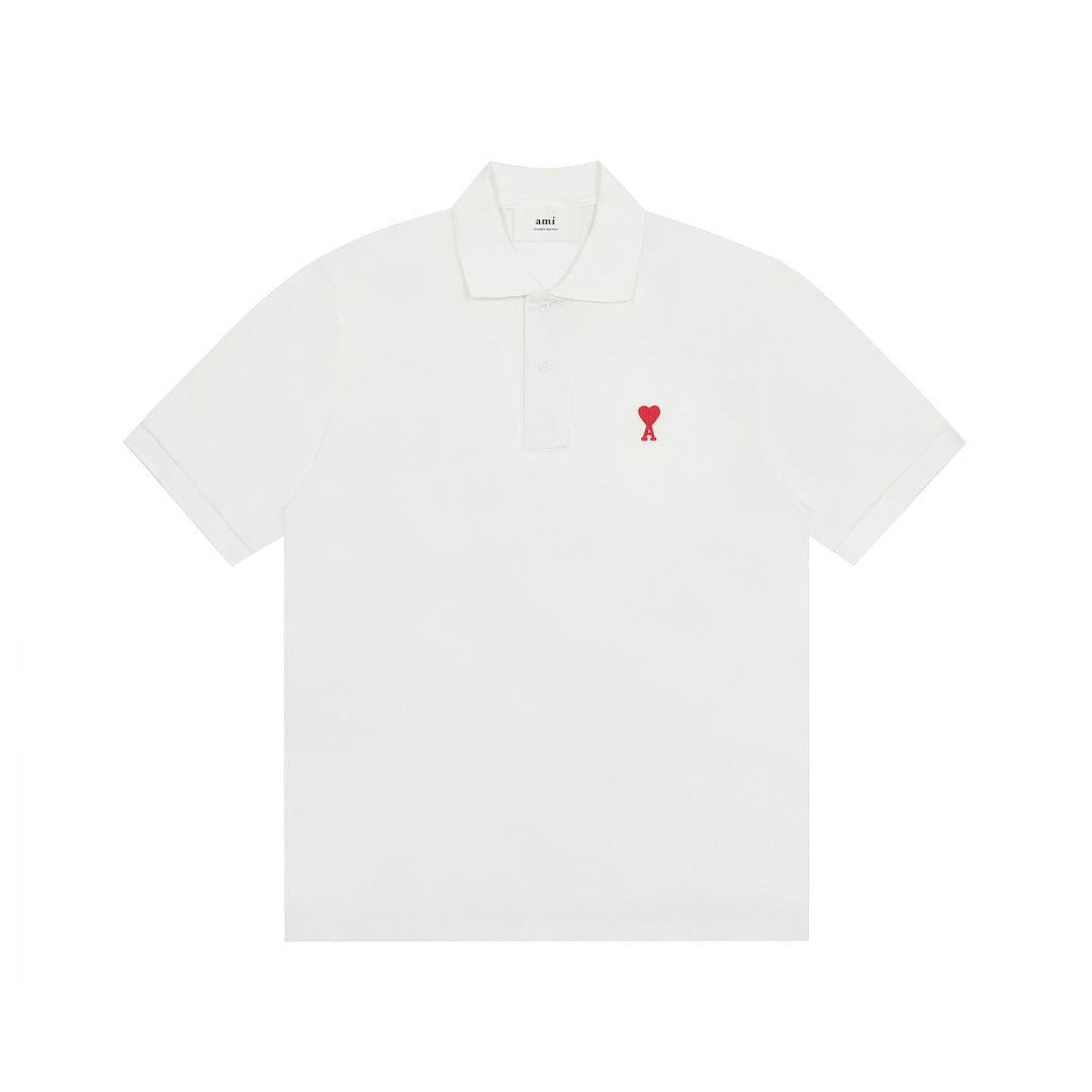 AMI PARIS Unisex Polo Shirt ¨C 8 Colors