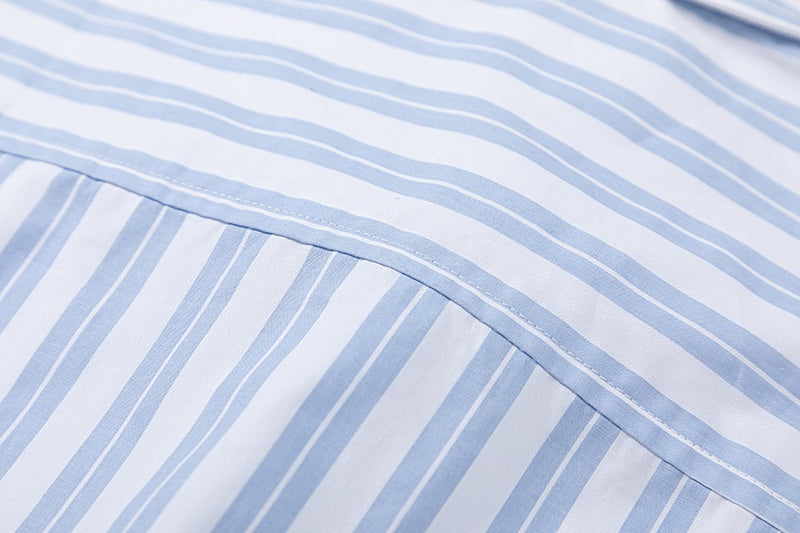 AMI Paris Unisex Short-Sleeve Striped Shirt
