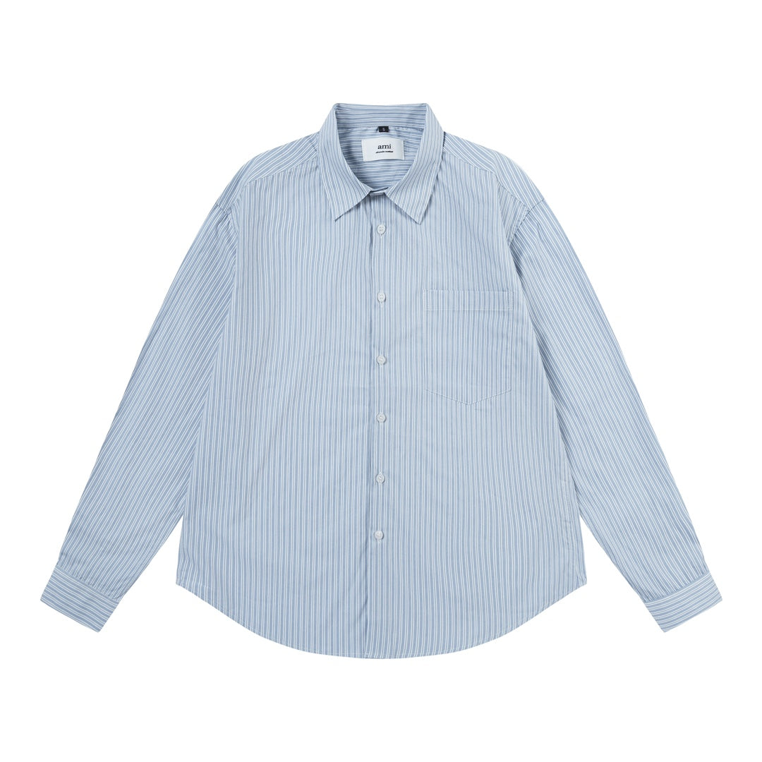 AMI PARIS Classic Long-Sleeve Shirt