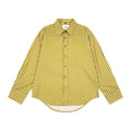 AMI PARIS Unisex Vertical Striped Long-Sleeve Shirt