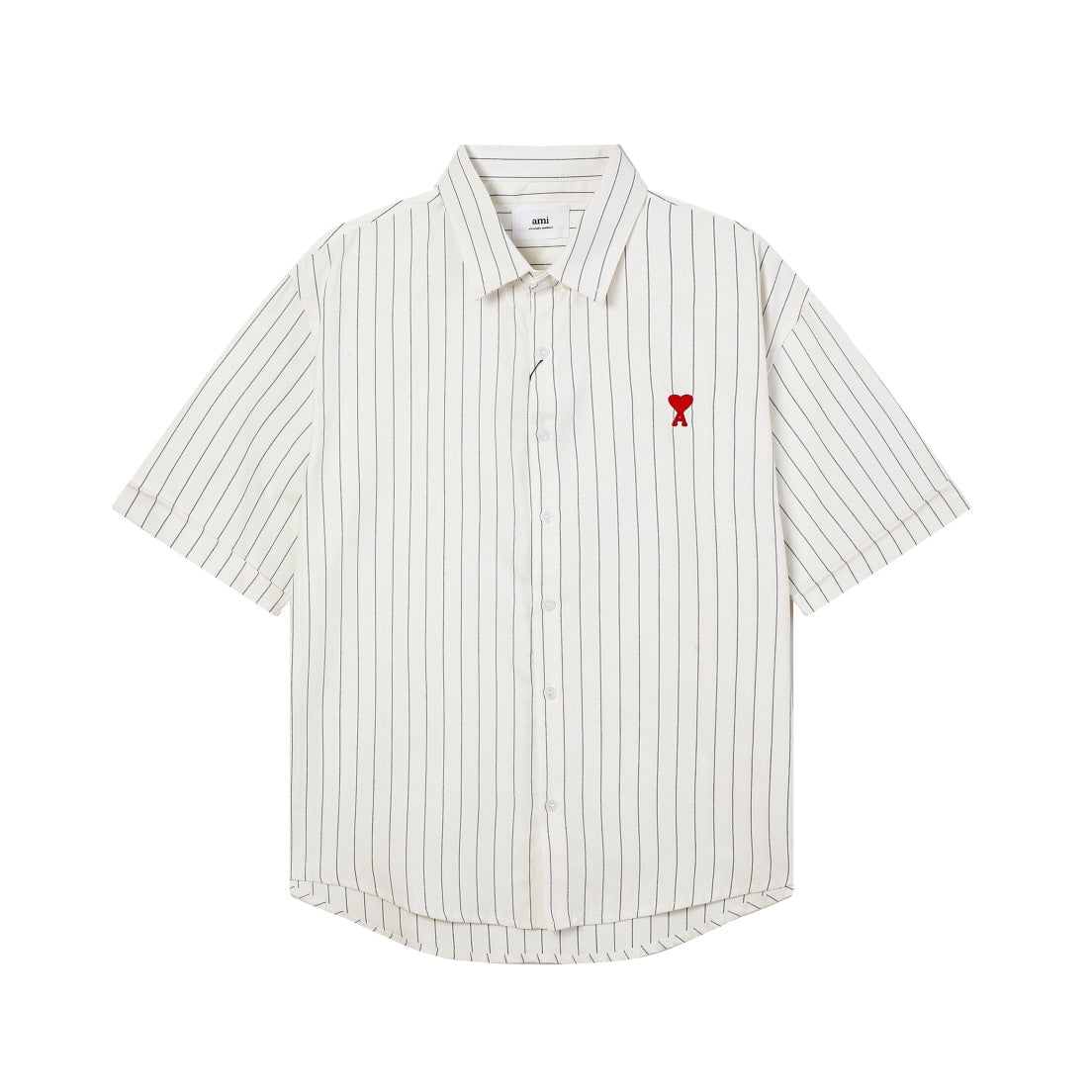 AMI Paris Unisex Striped Shirt