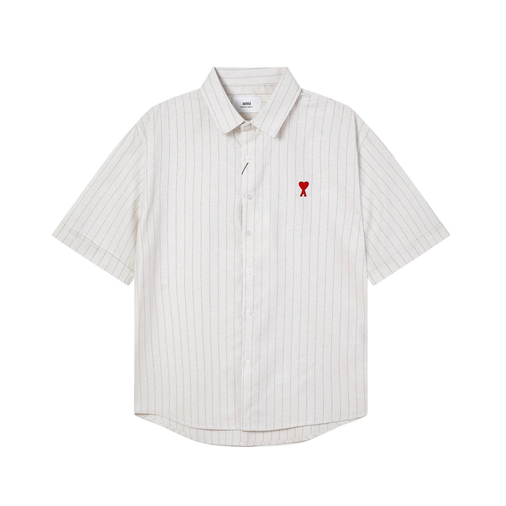 AMI Paris Unisex Striped Shirt