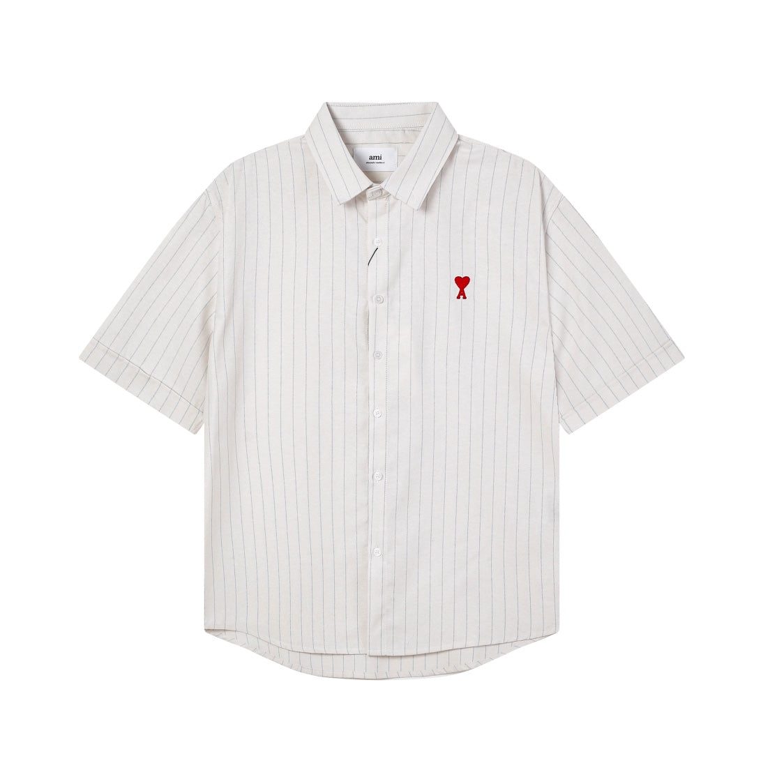AMI Paris Unisex Striped Shirt
