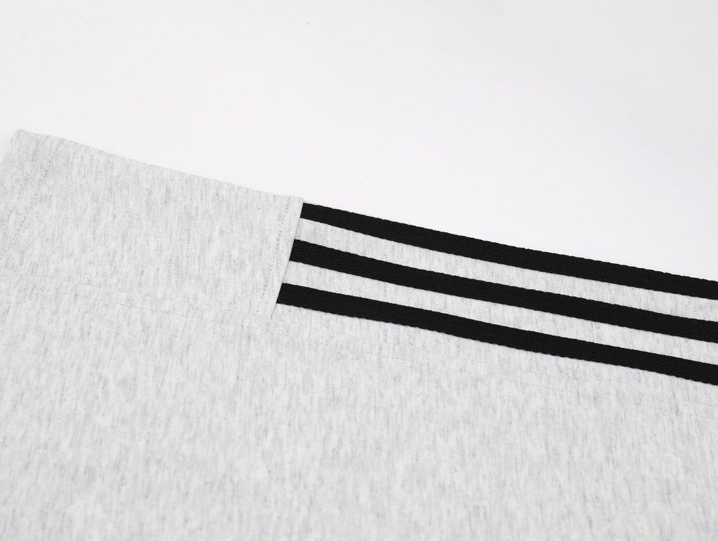 AMI PARIS Raglan Short-Sleeve T-Shirt ¨C Navy Blue, White & Black