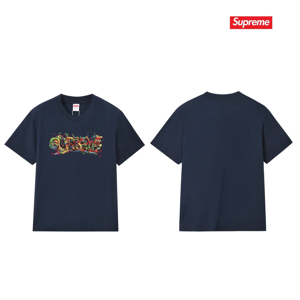 Spray Paint Graffiti Colorful Letter Unisex T-Shirt THOM TREND