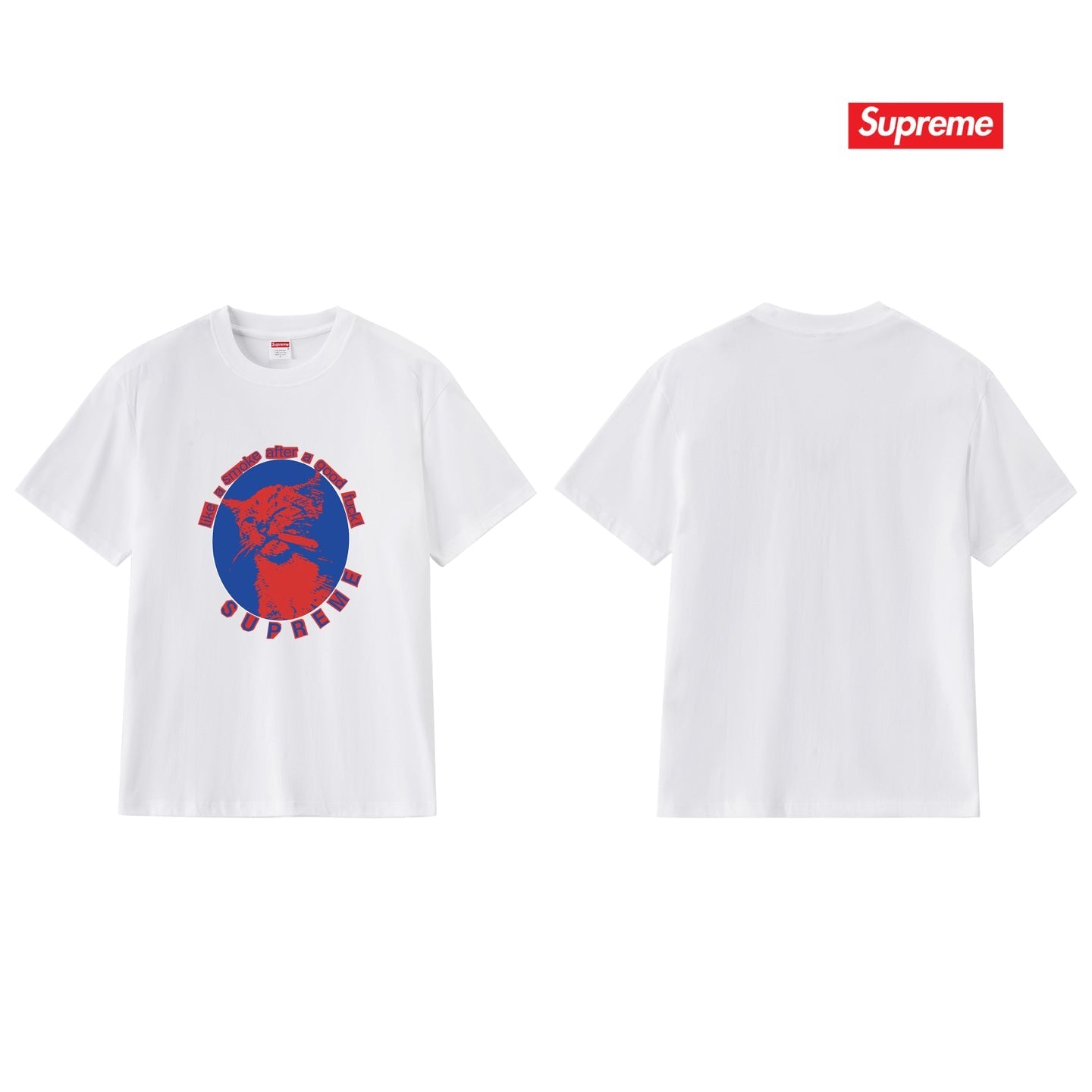 Cat Graphic Print Unisex T-Shirt