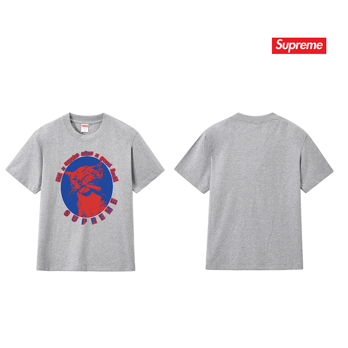 Cat Graphic Print Unisex T-Shirt