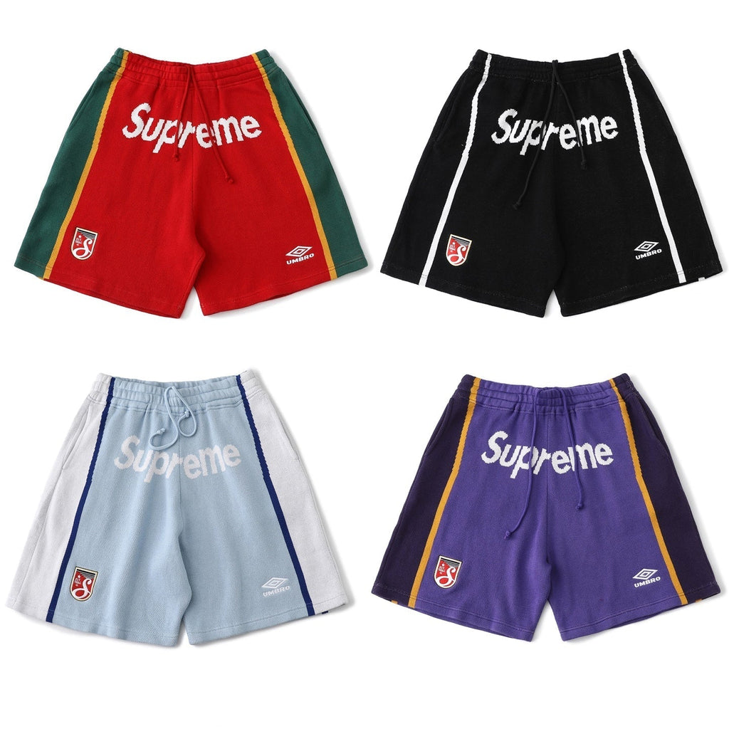 Knit Spliced American Shorts ¨C Unisex Light Luxury Station